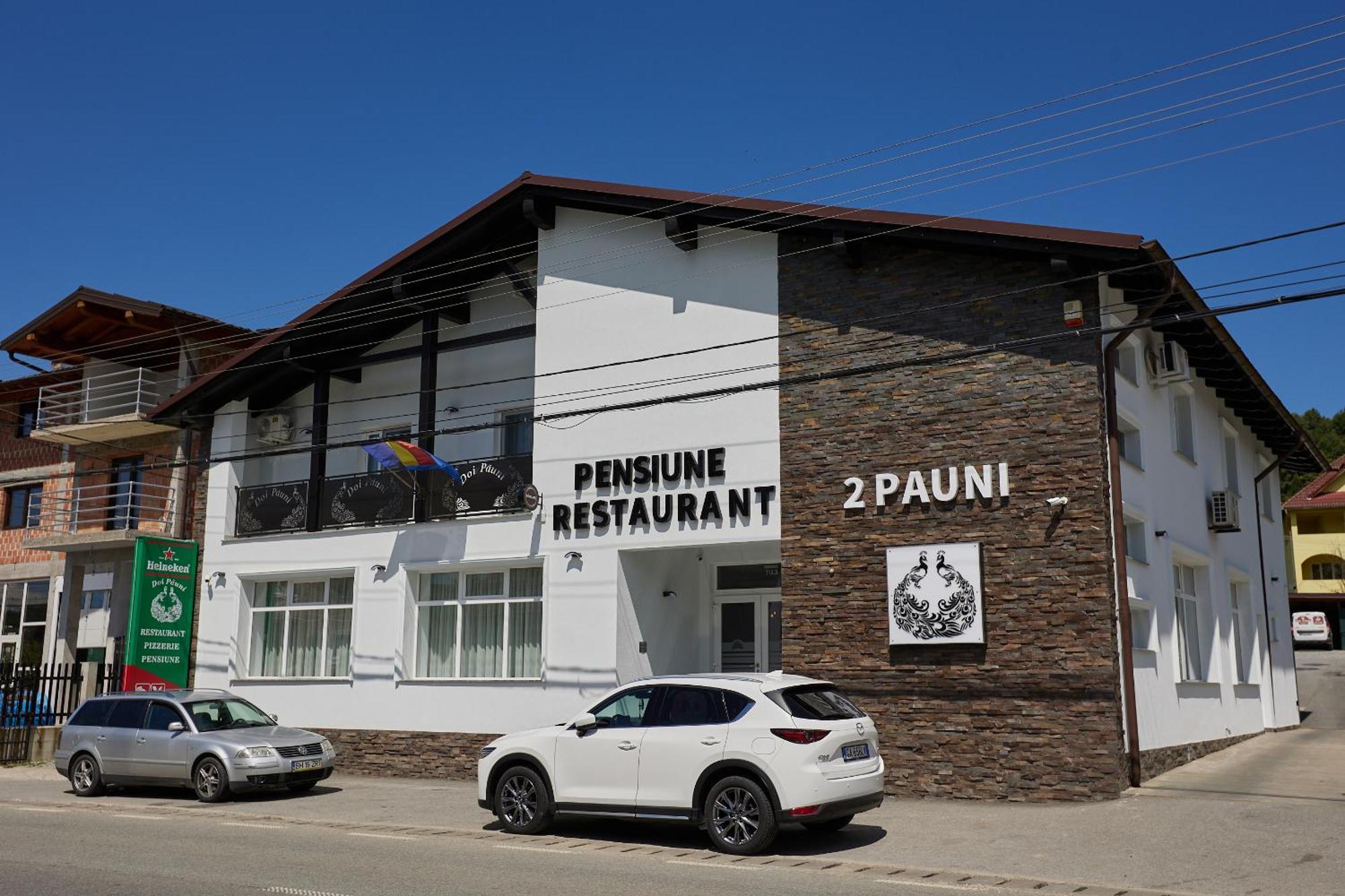 Pensiune Restaurant Pizzerie 2 Pauni Borşa Exteriér fotografie